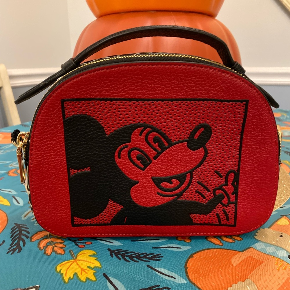 BNWT - Coach Disney Mickey Bag in Red Leather